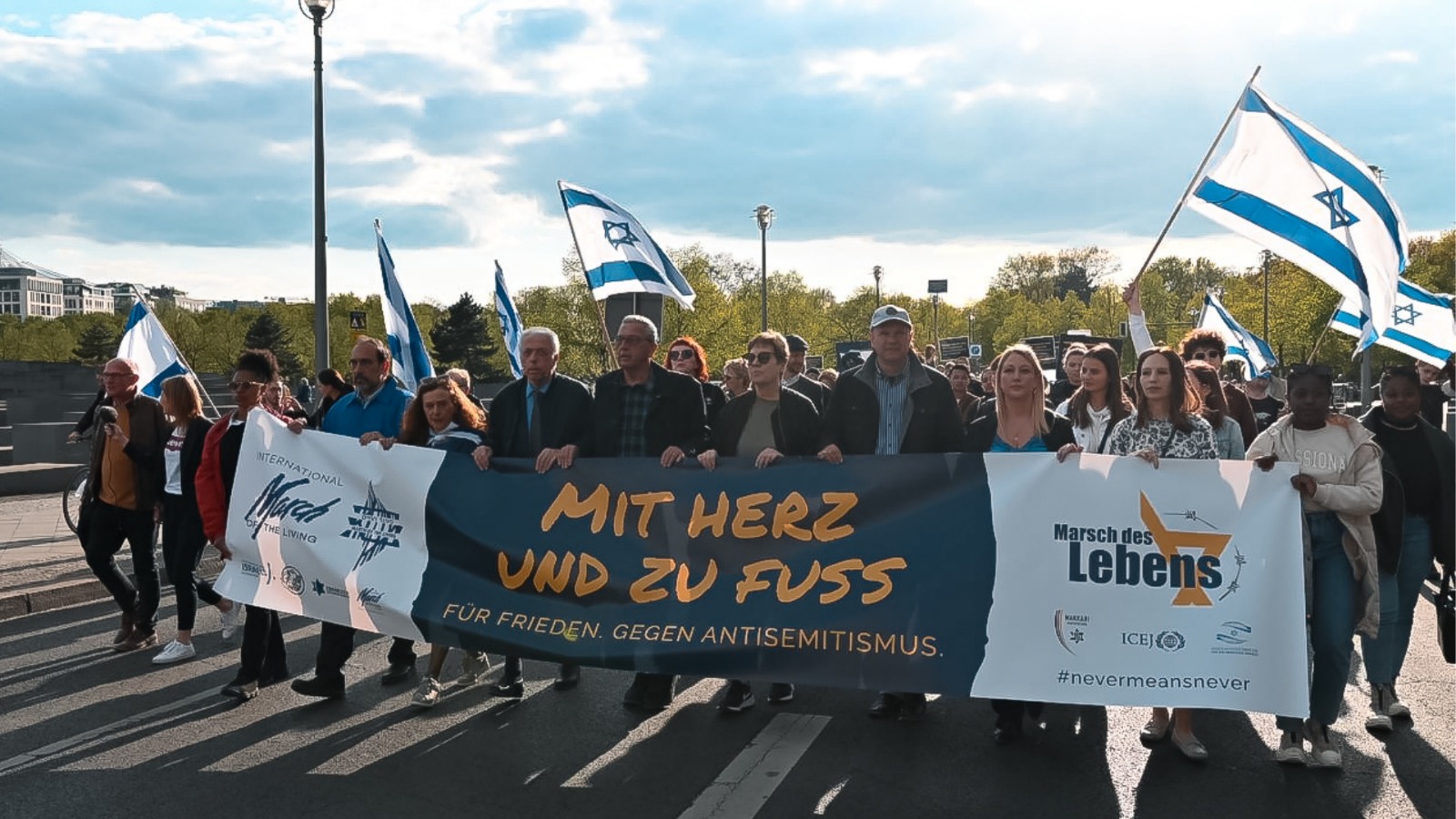 March of Life berlin Germany against antisemitism